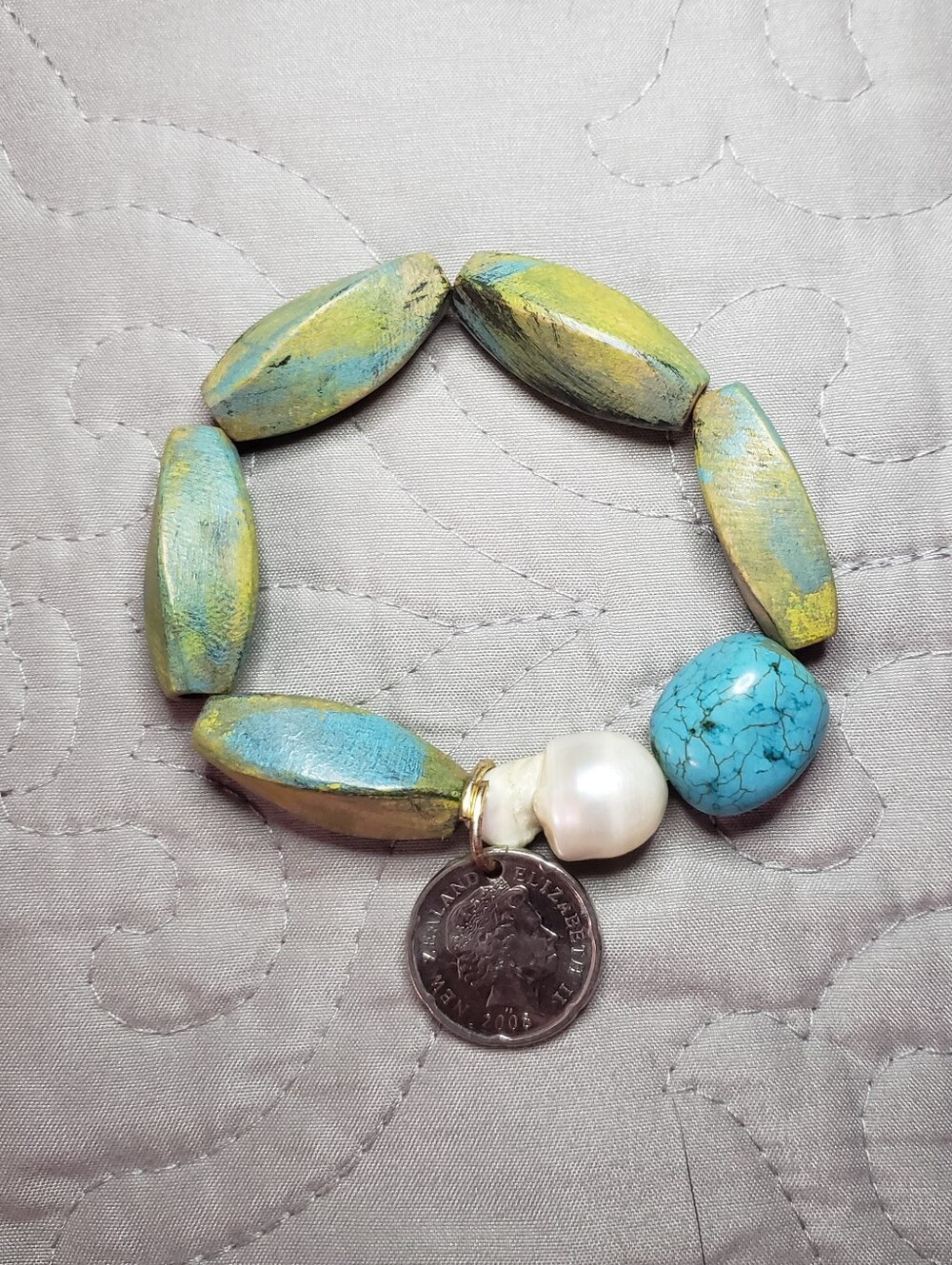 Bohemian-style stretch bracelet